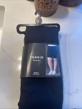 Torrid Black Bike Shorts - Size 6